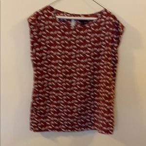 Long tall sally top Rudy with cream cats size 8